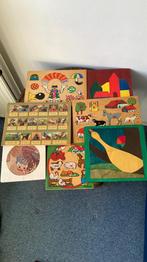 Kinderpuzzels, 10 tot 50 stukjes, Van hout, Gebruikt, 6 maanden tot 2 jaar