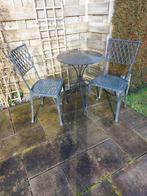 Leuk bistro setje voor balkon of tuin, Tuin en Terras, Overige materialen, Gebruikt, Tuinset, Eettafel