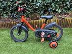 B-Twin kinderfiets met zijwieltjes - voorband defect, Fietsen en Brommers, Fietsen | Kinderfietsjes, Ophalen of Verzenden, Gebruikt