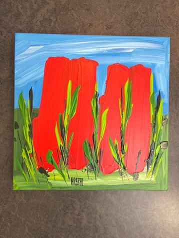 Schilderij Tulpen Ad van Hassel beschikbaar voor biedingen