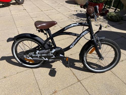 Jongensfiets Volare black cruiser 16 inch, Fietsen en Brommers, Fietsen | Jongens, Zo goed als nieuw, 16 inch, Handrem, Ophalen