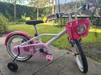 Degelijke 16 inch meidenfiets met afneembare zijwieltjes, Fietsen en Brommers, Fietsen | Kinderfietsjes, Ophalen, Gebruikt, 16 tot 20 inch