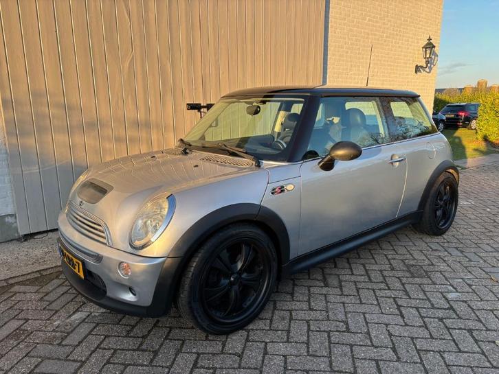 Mini 1.6 16V Cooper Chili Airco S-uitgevoerd ! 2003 Grijs 👌, Auto's, Mini, Bedrijf, ABS, Airbags, Airconditioning, Bluetooth