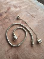 Pandora 14k gouden armband, veiligheids ketting, oorbellen!, Sieraden, Tassen en Uiterlijk, Armbanden, Ophalen, Zo goed als nieuw