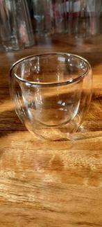 Twee nieuwe dubbelwandige espresso glaasjes, Huis en Inrichting, Keuken | Servies, Glas of Glazen, Nieuw, Ophalen of Verzenden