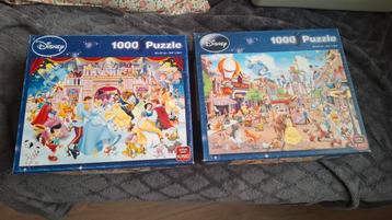 Disney puzzels 1000 stukjes  beschikbaar voor biedingen