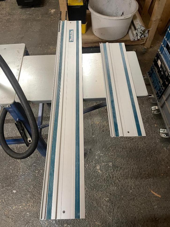 Makita geleiderail en koppelstrip, Doe-het-zelf en Verbouw, Gereedschap | Machine-onderdelen en Toebehoren, Gebruikt, Ophalen
