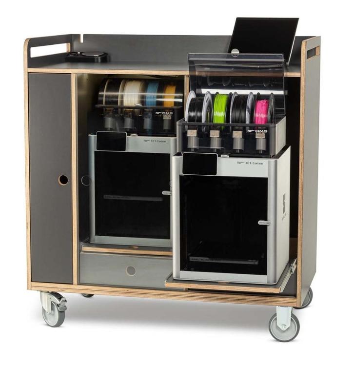 Verrijdbare 3D-Printer kast - Lay3rs AMcart, Computers en Software, 3D-printerbenodigheden, Zo goed als nieuw, Ophalen of Verzenden