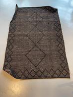 Vloerkleed zwart/bruin jutte, Ophalen, 100 tot 150 cm, Zo goed als nieuw, Rechthoekig