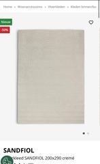 Beige vloerkleed met patroon, Ophalen, Minder dan 10 m², Beige