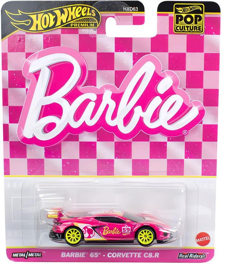 Hot Wheels Premium Barbie 65th - Corvette C8.R, Kinderen en Baby's, Speelgoed | Speelgoedvoertuigen, Nieuw, Ophalen of Verzenden