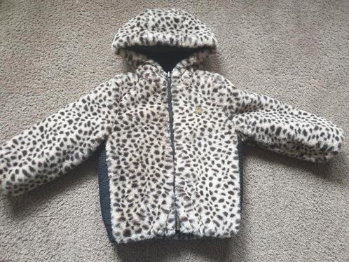 Like Flo winterjas meisje maat 110 reversible zwart/panter, Kinderen en Baby's, Kinderkleding | Maat 110, Zo goed als nieuw, Meisje