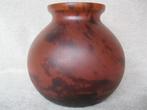 Mooie bolle vaas pate de verre de Lorrain Daum., Ophalen
