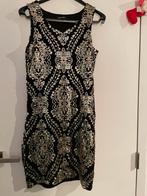 Prachtige feestjurk zwart met gouden pailetten mt 38, Maat 38/40 (M), Only, Zwart, Ophalen of Verzenden