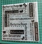 Nelly Snelle embossingfolder Beterschap', Hobby en Vrije tijd, Kaarten | Zelf maken, Ophalen of Verzenden, Zo goed als nieuw