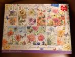 Jumbo puzzel bloemen en vlinders Janneke Brinkman, Ophalen of Verzenden, 500 t/m 1500 stukjes, Zo goed als nieuw