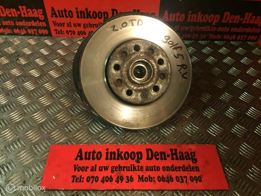 VW Golf 5-6 Seat Audi ('03-'13) 1.6/1.9/2.0  Fusee RV + ABS, Ophalen of Verzenden, Gebruikt, Audi