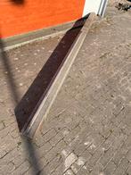 Hardhouten paal 12x12x317, Tuin en Terras, Palen, Balken en Planken, Ophalen, Palen, Zo goed als nieuw, Hardhout