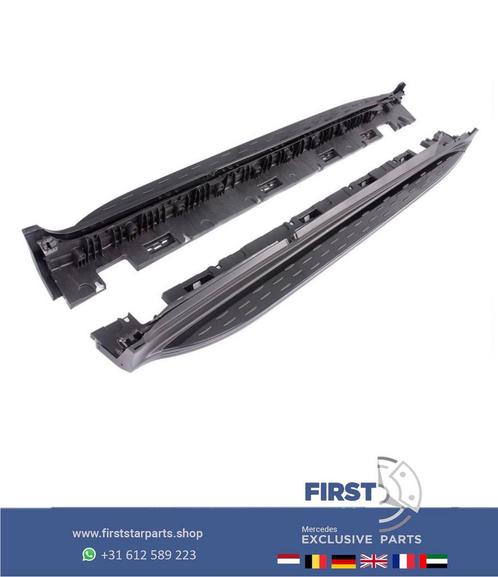 W253 C253 AMG ZIJSKIRT TREEPLANKEN ZWART LINKS RECHTS DORPEL, Auto-onderdelen, Carrosserie en Plaatwerk, Bumper, Mercedes-Benz