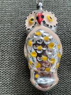 Antieke Kerstbal Uil, Diversen, Kerst, Ophalen of Verzenden