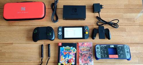 Nintendo Switch, Spelcomputers en Games, Spelcomputers | Nintendo Switch, Zo goed als nieuw, Switch Original, Met 2 controllers