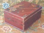 Compleet antiek Oosters kistje met interieur en sleutels., Ophalen of Verzenden