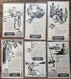 11 advertenties 1928 Clysma sigaretten tabak, Verzamelen, Merken en Reclamevoorwerpen, Overige typen, Gebruikt, Ophalen of Verzenden