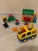 Duplo Schoolbus met halte 10528, Kinderen en Baby's, Speelgoed | Duplo en Lego, Ophalen of Verzenden, Zo goed als nieuw, Complete set