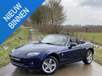 Mazda MX-5 NC 1.8 126PK MITHRA EDITION, LEDER, Auto's, Mazda, Gebruikt, 4 cilinders, Cabriolet, Blauw