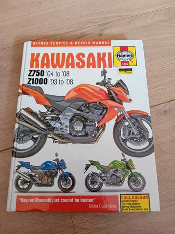Werkplaatshandboek Kawasaki Z750/Z1000 beschikbaar voor biedingen