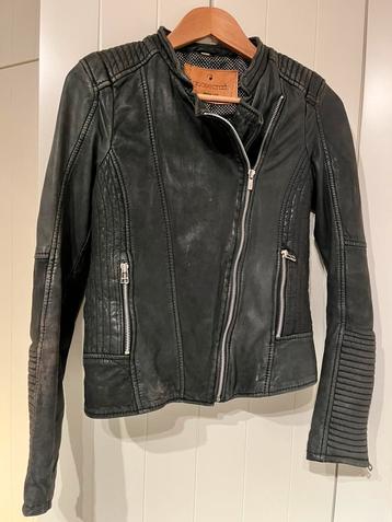 Goosecraft 159, leren jack / jas, mt S, zwart beschikbaar voor biedingen