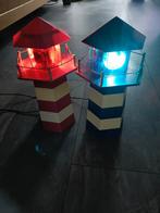 Vuurtoren lamp, Huis en Inrichting, Ophalen of Verzenden, Gebruikt, Kunststof, Minder dan 50 cm