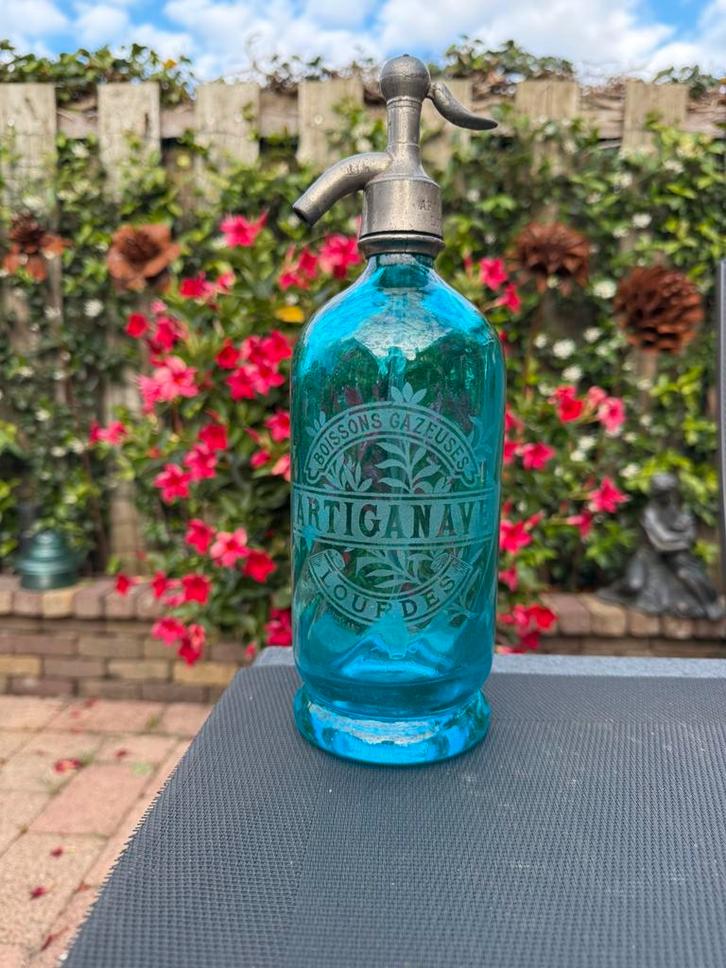 Spuitwaterfles, Spuitflessen, Spuitfles, Franse Siphon, Antiek en Kunst, Antiek | Glas en Kristal, Ophalen of Verzenden
