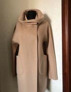 Leonardo wollen jas S/M, Ophalen of Verzenden, Zo goed als nieuw, Maat 46 (S) of kleiner, Beige