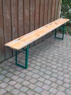 Biertafel bank, tuinbank inklapbaar 220 lang, Ophalen, Zo goed als nieuw