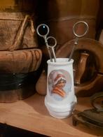 Antieke lepel vaas met 3 antieke stampers, Ophalen of Verzenden