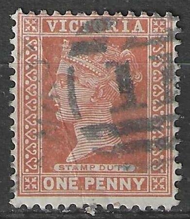 Victoria 1880/1898 - Yvert 101 - Alexandrina Victoria (ST), Verzenden, Gestempeld