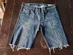ZGAN CLASSIC DIESEL LARKEE STRAIGHT STRETCH SHORTPANTS S 31, Diesel, Blauw, W32 (confectie 46) of kleiner, Ophalen of Verzenden