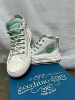 Zecchino d oro sneakers 33 wit groen leather nieuw, Ophalen of Verzenden, Zo goed als nieuw, Meisje, Schoenen