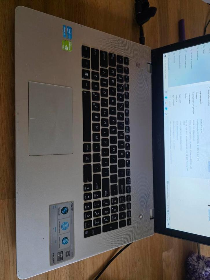 Asus laptop n76v, Computers en Software, Windows Laptops, Gebruikt, 15 inch, SSD, 2 tot 3 Ghz, Ophalen