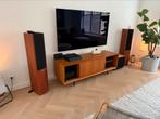 Boston Acoustics A-series 5.1 speakerset in Cherry wood, Zo goed als nieuw, Complete surroundset, 120 watt of meer, Ophalen