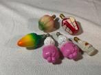 6 stuks oude kerstlampjes, Diversen, Kerst, Ophalen of Verzenden, Gebruikt