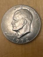 1972 Eisenhower Dollar, Ophalen of Verzenden, Noord-Amerika, Losse munt, Zilver
