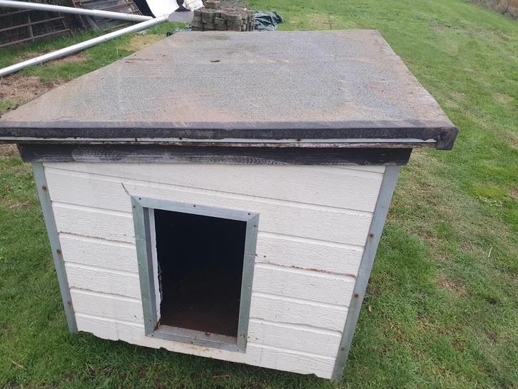 Dierenhok geïsoleerd GROOT, Dieren en Toebehoren, Hondenhokken, Zo goed als nieuw, 100 cm of meer, 110 cm of meer, Ophalen of Verzenden