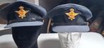 2 oude luchtmacht petten, Verzamelen, Ophalen of Verzenden, Luchtmacht, Nederland, Embleem of Badge