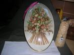 wandhanger met bol glas droogbloemen boeketje 35,5 x 20,7 cm, Ophalen of Verzenden