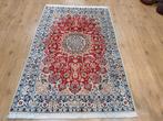 Vintage handgeknoopt perzisch tapijt nain 197x124, Info@SlatsAntiek.nl, 100 tot 150 cm, Perzisch, Ophalen of Verzenden
