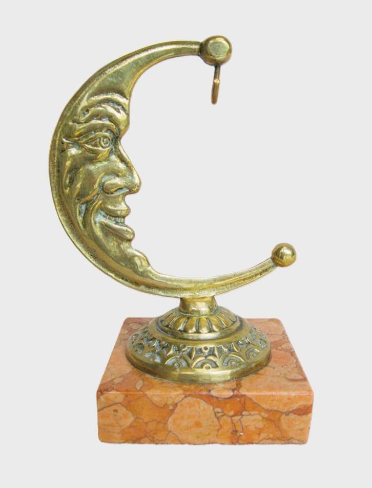 porte-montre in mannetje maan, Antiek en Kunst, Antiek | Klokken, Ophalen