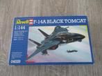 Revell F-14A black tomcat, Hobby en Vrije tijd, Modelbouw | Vliegtuigen en Helikopters, 1:72 tot 1:144, Revell, Ophalen of Verzenden