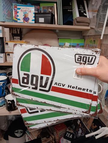 AGV Metalen Bordjes - 4 Stuks beschikbaar voor biedingen